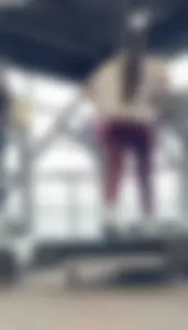 Sexy Fit Latina Tight Butt on the treadmill