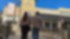 Latina with a booty VTL walking in front of me