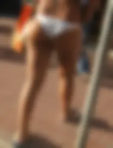 Hotel Balcony Telephoto Candids - Beach Pool Bikini Mega