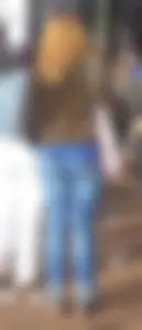 Hot candid moms in tight blue jeans street creepshots