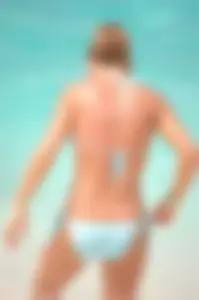 Various sexy candid girls in bikinis at the beach