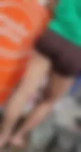 Tight brown shorts