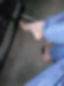 Girl Playing With Her Flats And Taking Them Off - Feet Closeup Selfies