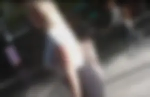 Blonde girl w/ big boobs