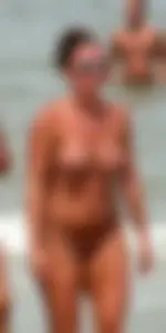 Nude beach and topless girls