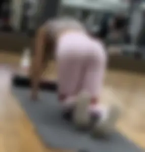 SKINNY GIRL in PINK SEE THROUGH Leggings, ALL ANGLES
