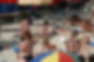 Verna topless beach girls out in the sun