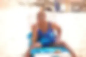 Assortment of sexy babes at the beach in bikinis