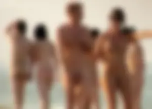 Nude beach and topless girls