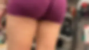 INSANE College Bubbles Spandex Shorts!