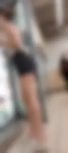 Slim Dirty Blonde Baddie Grey Shorts & Sandals (OC)
