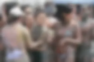 Boryeong Mud Fest 2008 girls mostly in bikinis