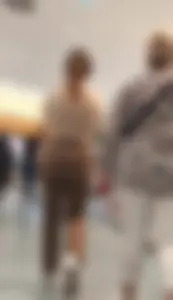 Brunette with nice thick butt