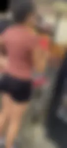 Slim Thick Latina In Tight Shorts