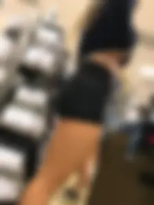 Hot candid butts in spandex mini shorts, creepshots gallery in a store