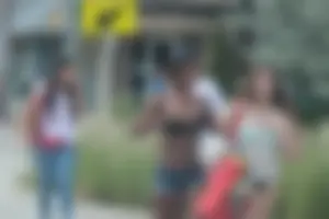 Huge collection of sexy girls out in bikinis in Florida