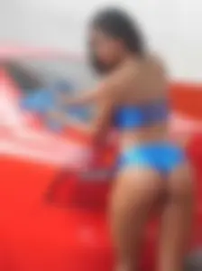 Sexy bikini car wash girls