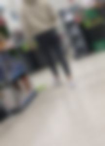 Peachy supermarket teen