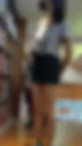 Cute Teen Princess with Beautiful legs in miniskirt