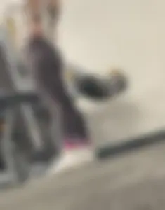 Teen with an amazing ass in booty shorts