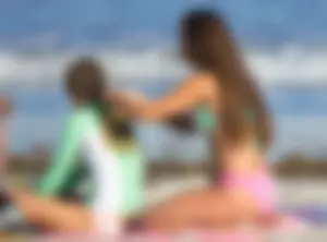 Mix of candid girls at the beach and in bikinis