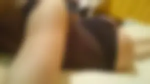 Hot Booty Bed Selfie in Black Panties