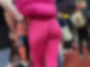 Slim Fit PAWG MILF Round Pear Bubble Butt in Hot Pink NVGTN