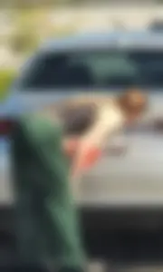 Carwash slim hottie