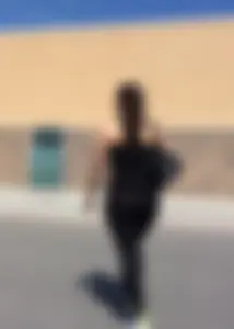 Big assed brunette in leggings at Target