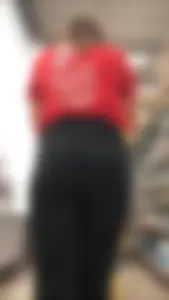 Teen at Work in her Leggings