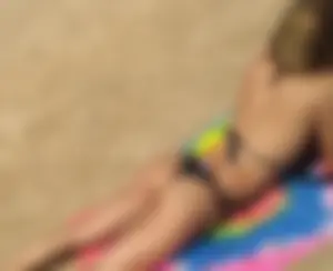 Thong girl on the beach with a great ass