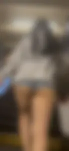 OC Asian Coed Short Shorts Butt Out