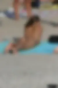 Beach voyeur girls in bikinis, thongs and topless