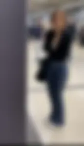 Skintight cute hottie, didn’t mind being recorded. (OC)