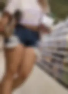 Milf s in jean shorts