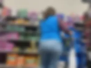Public Beauties Series | Big BBW VPL on Latina Ass