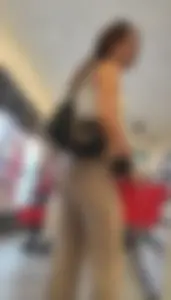 Pretty brunette with a nice butt