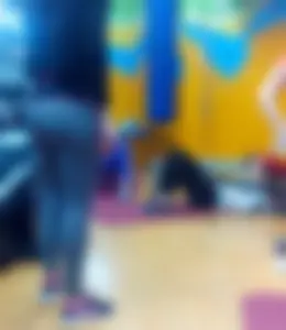 Fit Booty in Tights at the Gym Creepshot