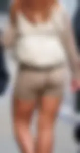 Excuse me miss, your big ass is eating your spandex shorts