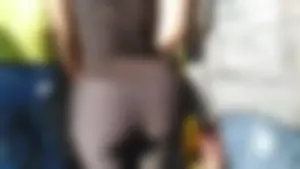 One of my best catches - Big Bubble Booty Latina in spandex gym with ponytail