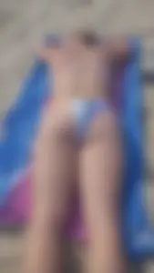 Close up ass laying down in bikini (OC)