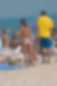 Candid beach and bikini babes