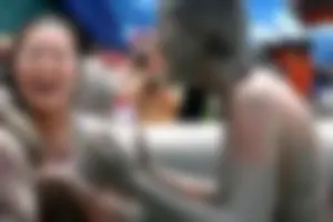 Boryeong Mud Fest 2008 girls mostly in bikinis