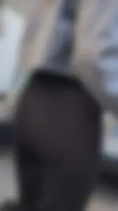 Hot blonde girl in tight black pants (oc)