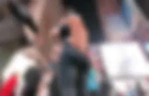 Fat Ass Colombian in black leggings(OC)