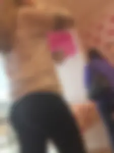 Booty in Black Yoga Pants Closeups