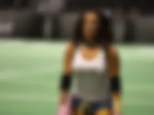 Sexy female football players with hot bodies