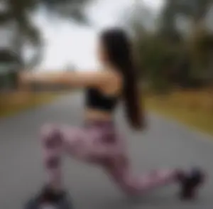 Fit non-candid girls in tight clothes working out and taking selfies