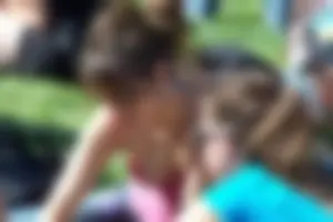 Milf in the Park Sideboob Downblouse
