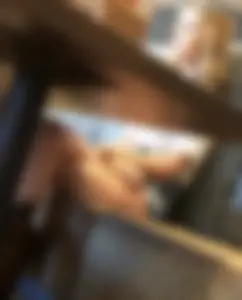 Sexy cowgirls in jean shorts sharing a meal (bonus waitress)